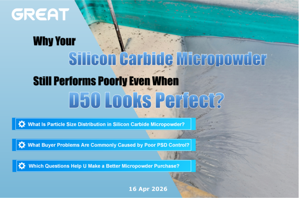 Silicon Carbide Micropowder PSD Control: Why Perfect D50 Still Fails